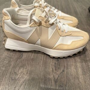 New Balance Cream and White Women's Sneakers